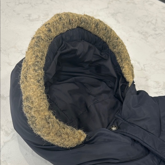 Burton Dryride Puffer Vest Black Hooded Faux Fur Trim Size Large - Picture 10 of 12